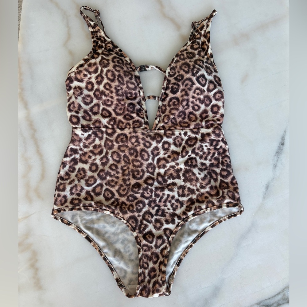 Zimmermann Leopard Patterned Swimsuit